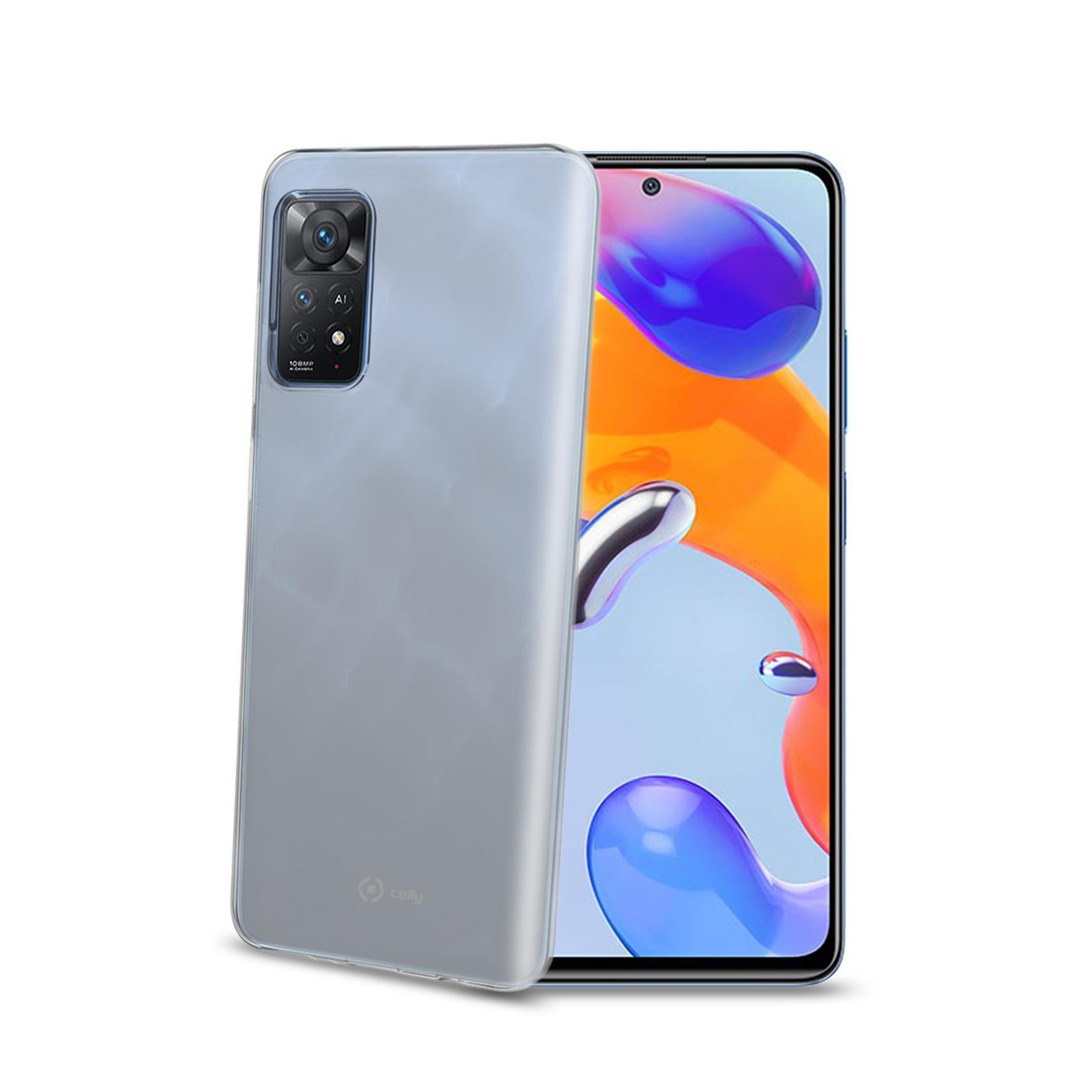 Celly Gelskin - Cover per cellulare - TPU (poliuretano termoplastico) - trasparente - per Xiaomi Redmi Note 11 Pro, Note 11 Pro 5G