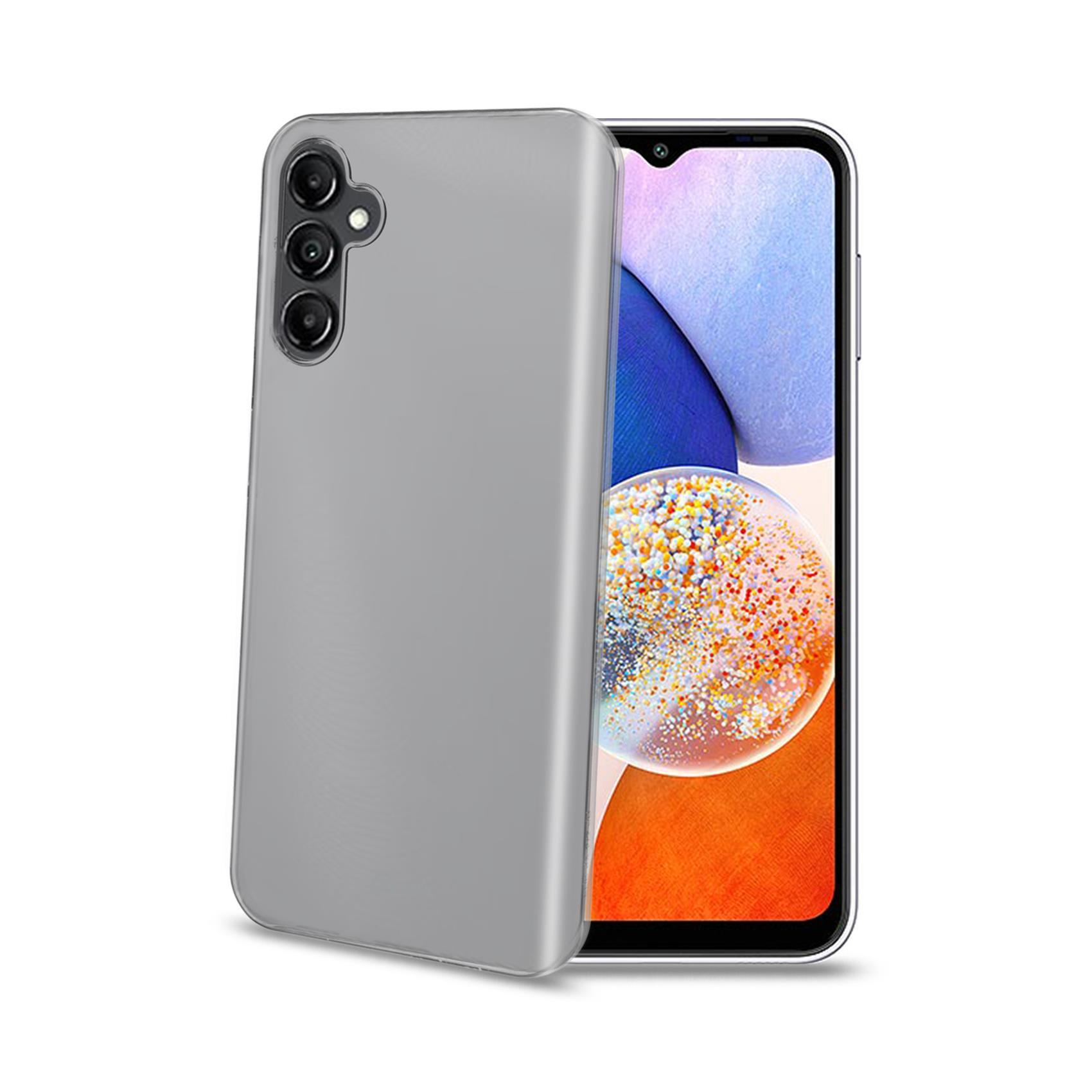 Celly Gelskin - Cover per cellulare - TPU (poliuretano termoplastico) - trasparente - per Samsung Galaxy A14, A14 5G