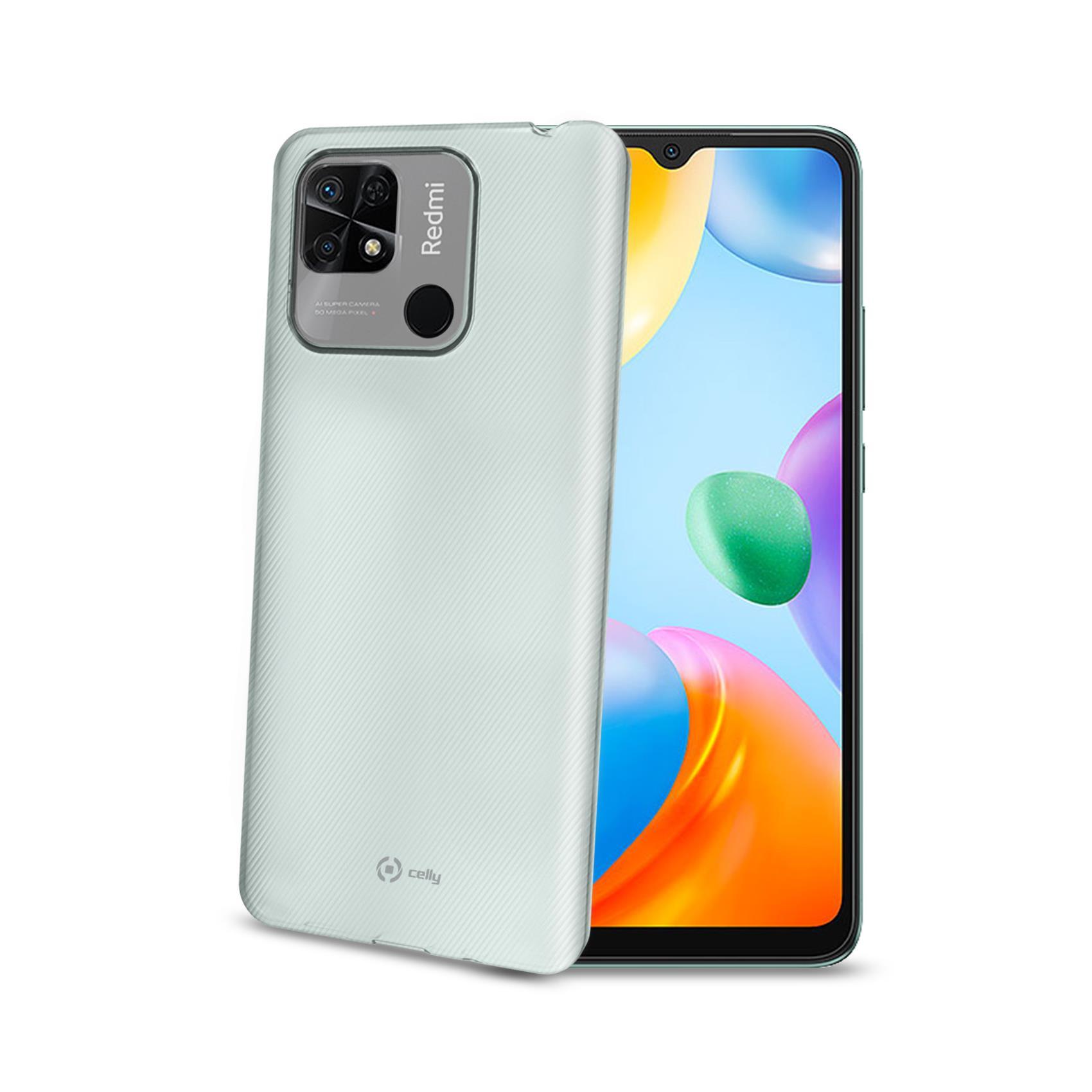 Celly Gelskin - Cover per cellulare - TPU (poliuretano termoplastico) - trasparente - per Xiaomi Redmi 10C