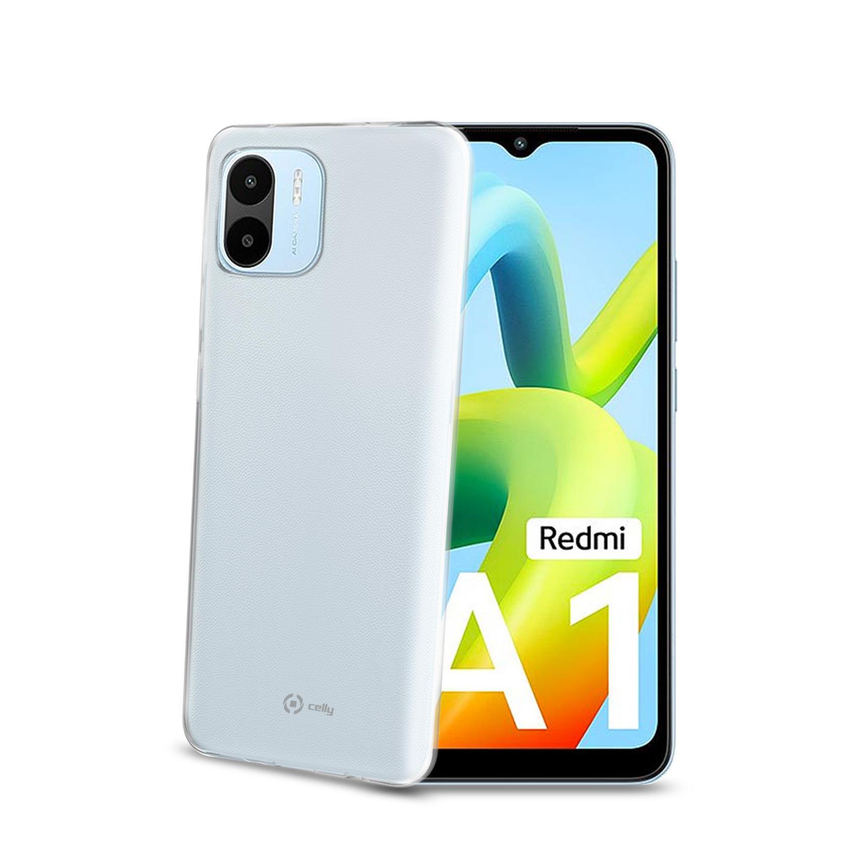 Celly Gelskin - Cover per cellulare - TPU (poliuretano termoplastico) - trasparente - per Xiaomi Redmi A1, A2