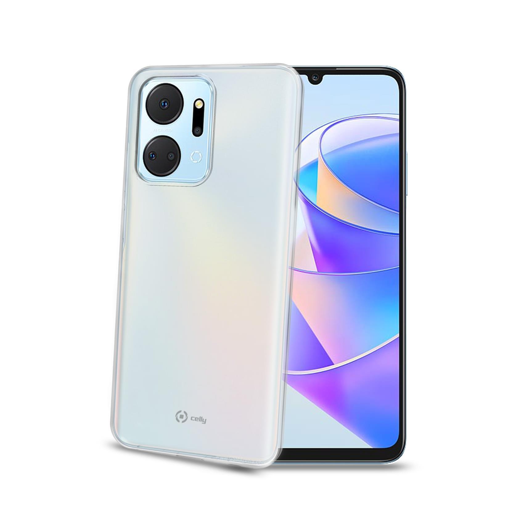 Celly Gelskin - Cover per cellulare - TPU (poliuretano termoplastico) - trasparente - per Honor X7A
