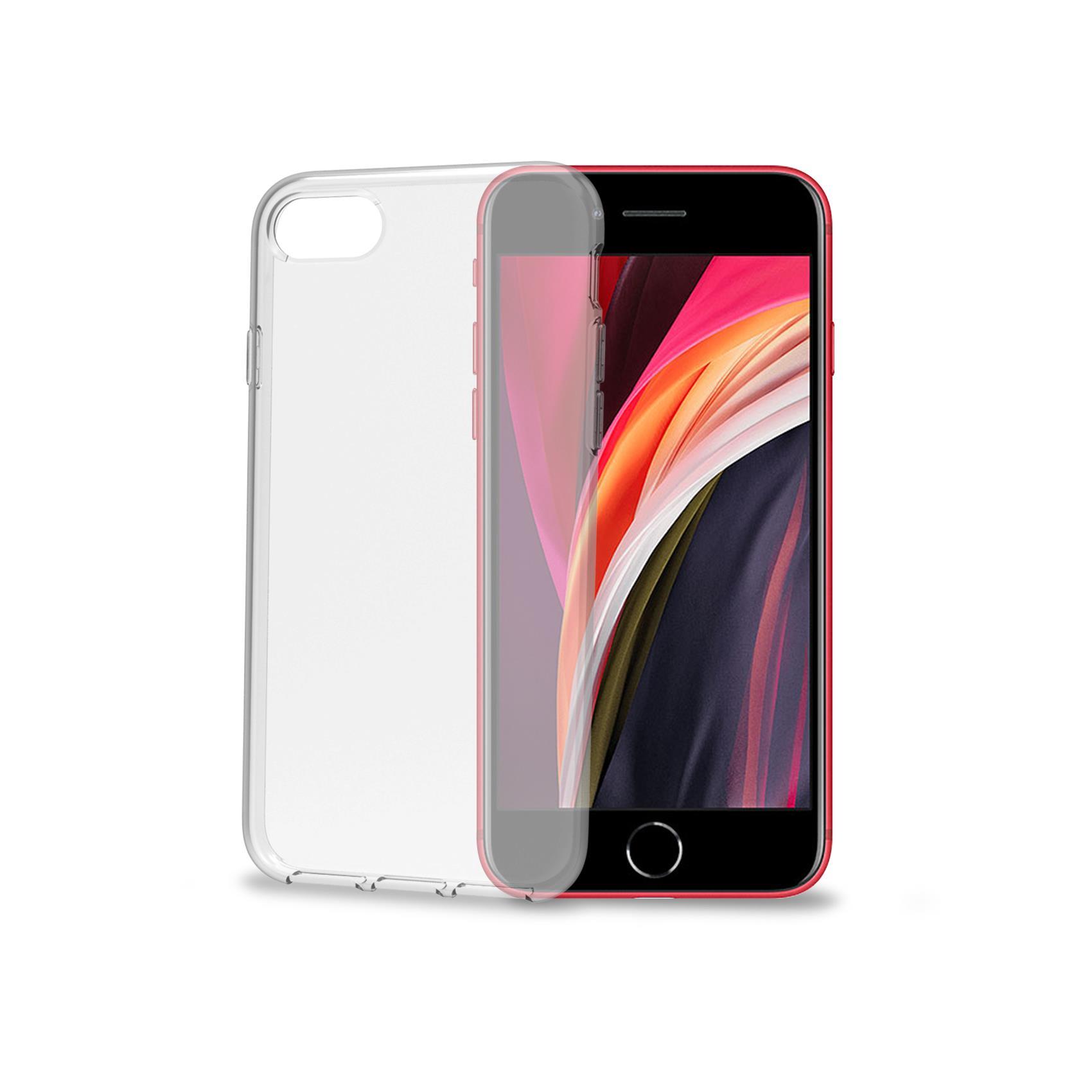 Celly Gelskin GELSKIN800 - Cover per cellulare - TPU (poliuretano termoplastico) - trasparente - per Apple iPhone 6, 6s, 7, 8, SE (2ª gen), SE (3rd generation)