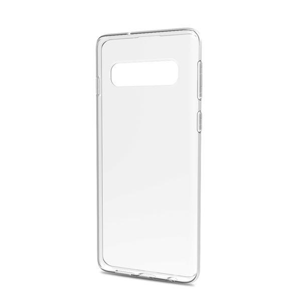Celly Gelskin - Cover per cellulare - TPU (poliuretano termoplastico) - trasparente - per Samsung Galaxy S10+