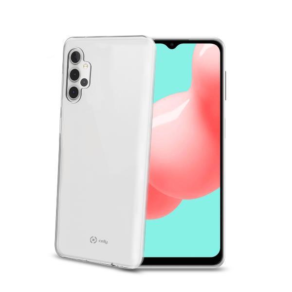 Celly Gelskin - Cover per cellulare - TPU (poliuretano termoplastico) - trasparente - per Samsung Galaxy A32 5G
