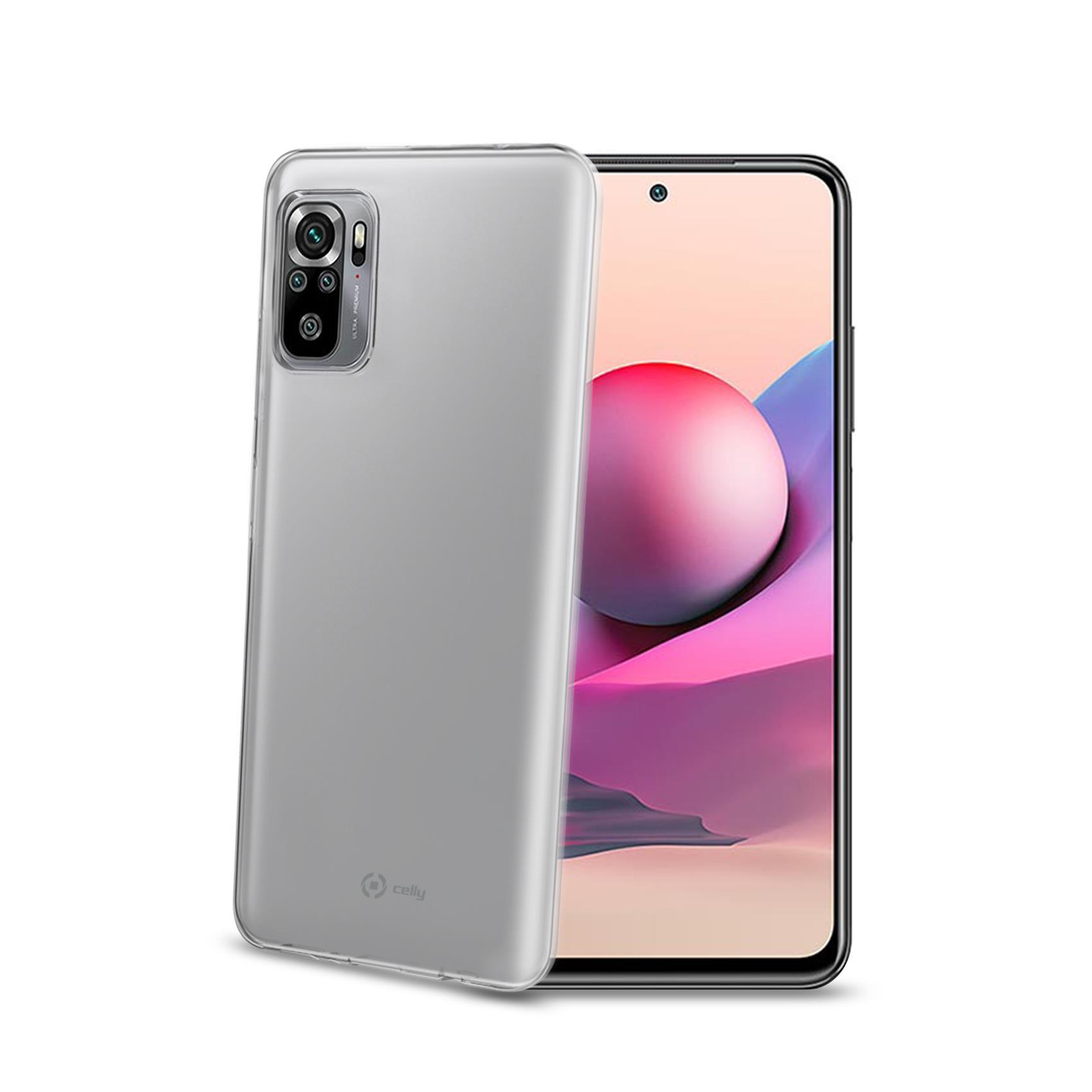 Celly Gelskin - Cover per cellulare - TPU (poliuretano termoplastico) - trasparente - per Xiaomi Redmi Note 10S