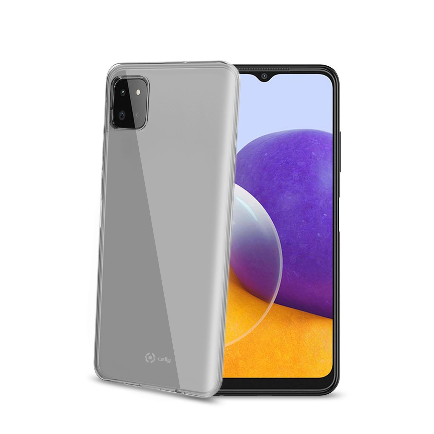 Celly Gelskin - Cover per cellulare - TPU (poliuretano termoplastico) - trasparente - per Samsung Galaxy A22 5G