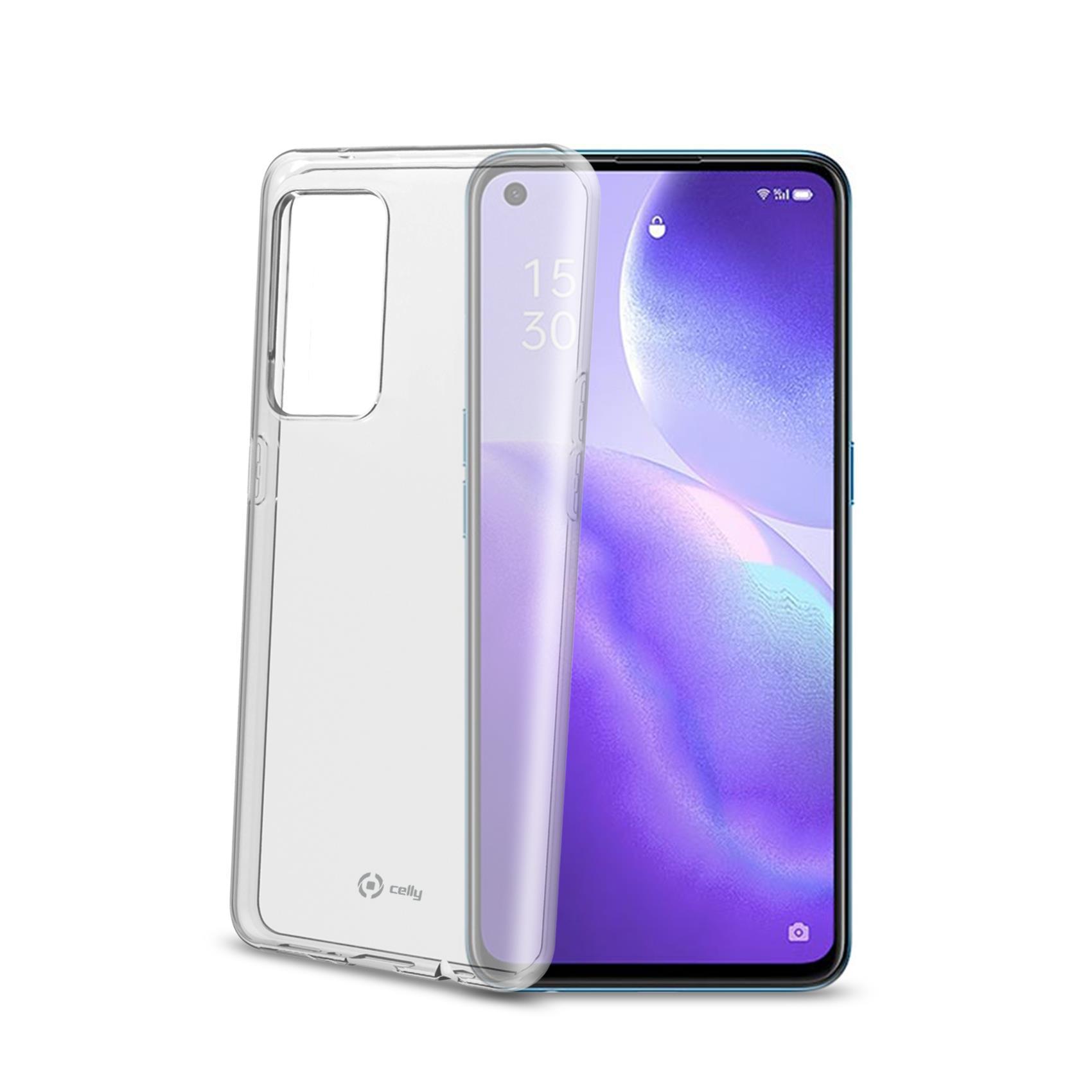 Celly Gelskin - Cover per cellulare - TPU (poliuretano termoplastico) - trasparente - per OPPO Find X3 LITE