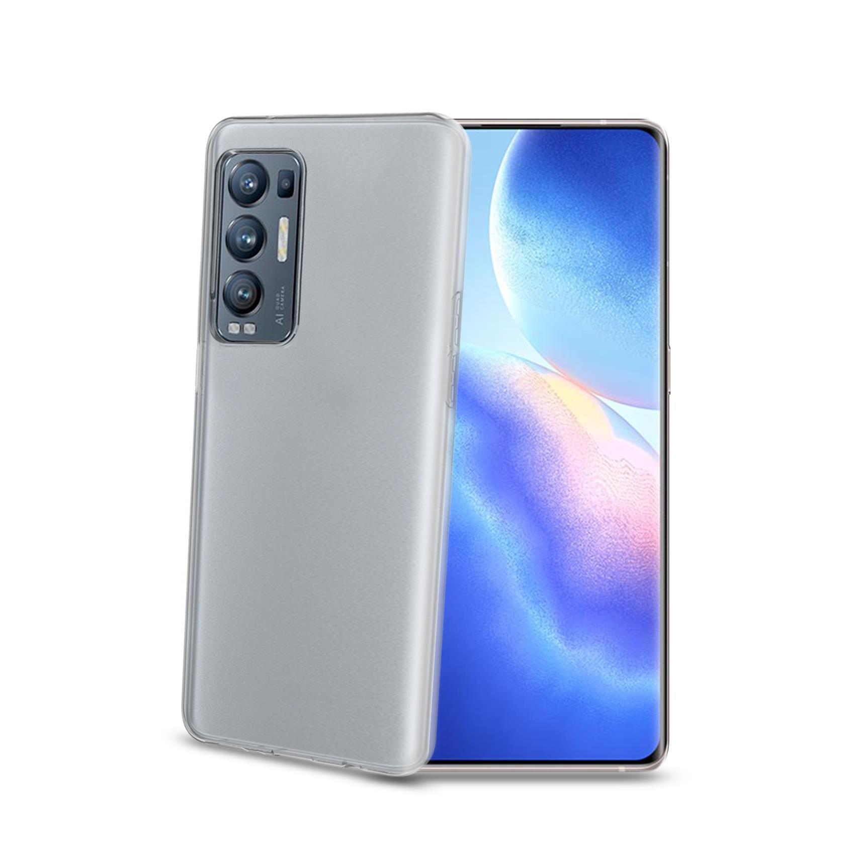 Celly Gelskin - Cover per cellulare - TPU (poliuretano termoplastico) - trasparente - per OPPO Find X3 Neo