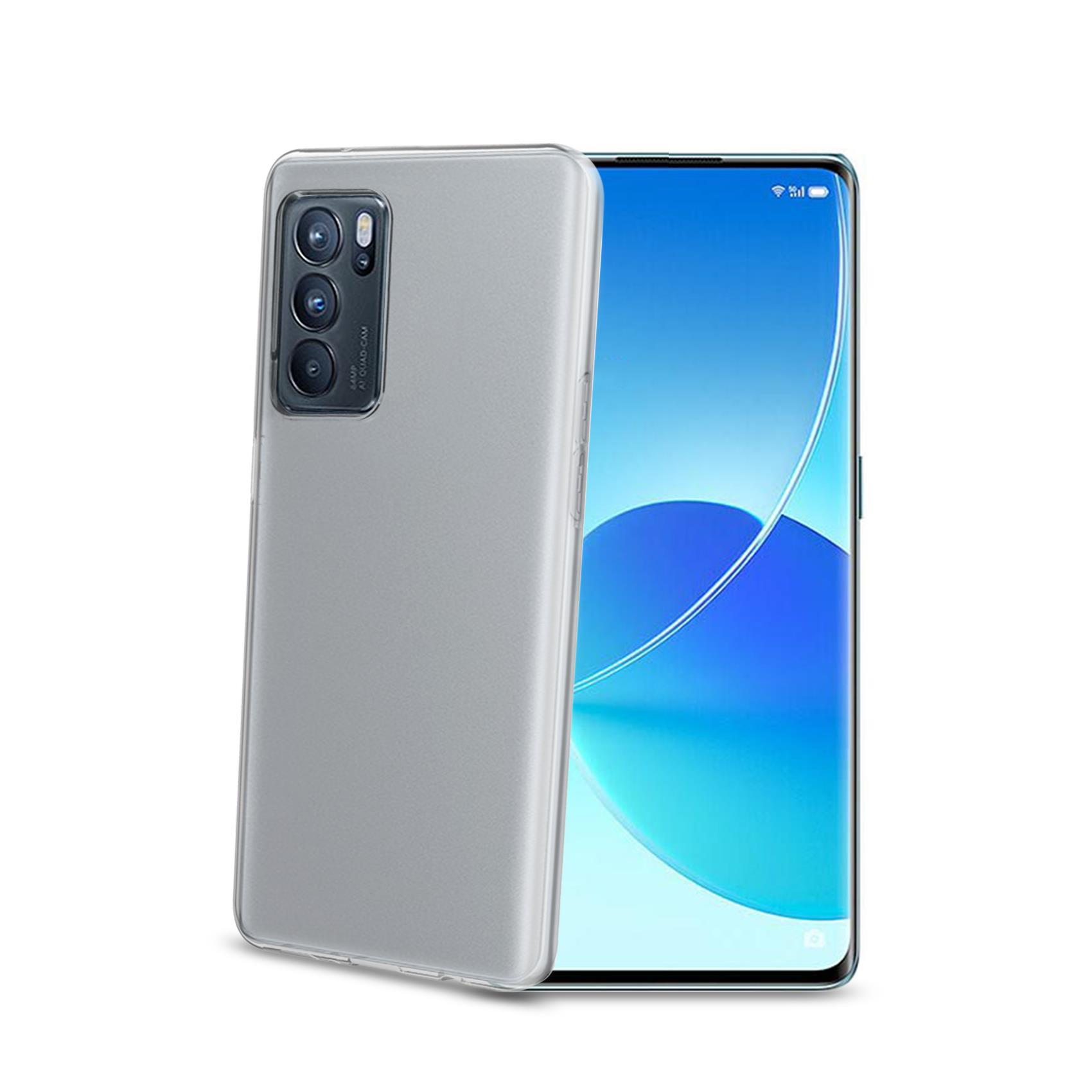 Celly Gelskin - Cover per cellulare - TPU (poliuretano termoplastico) - trasparente - per OPPO Reno6 Pro 5G