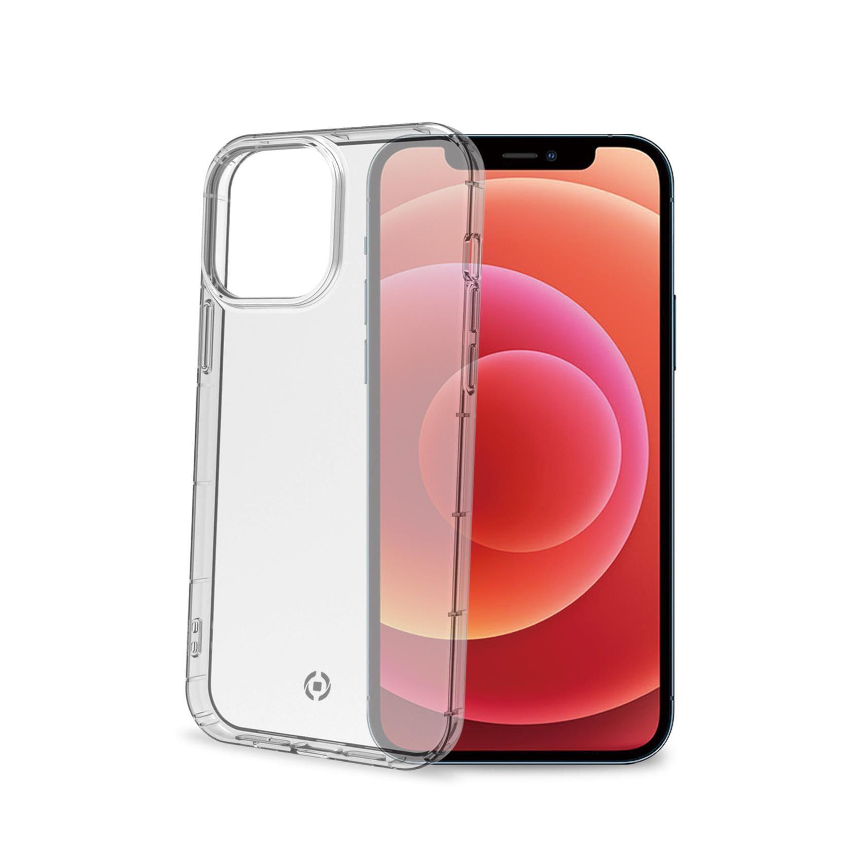 Celly HEXAGEL - Cover per cellulare - policarbonato, TPU (poliuretano termoplastico) - trasparente - per Apple iPhone 13 Pro