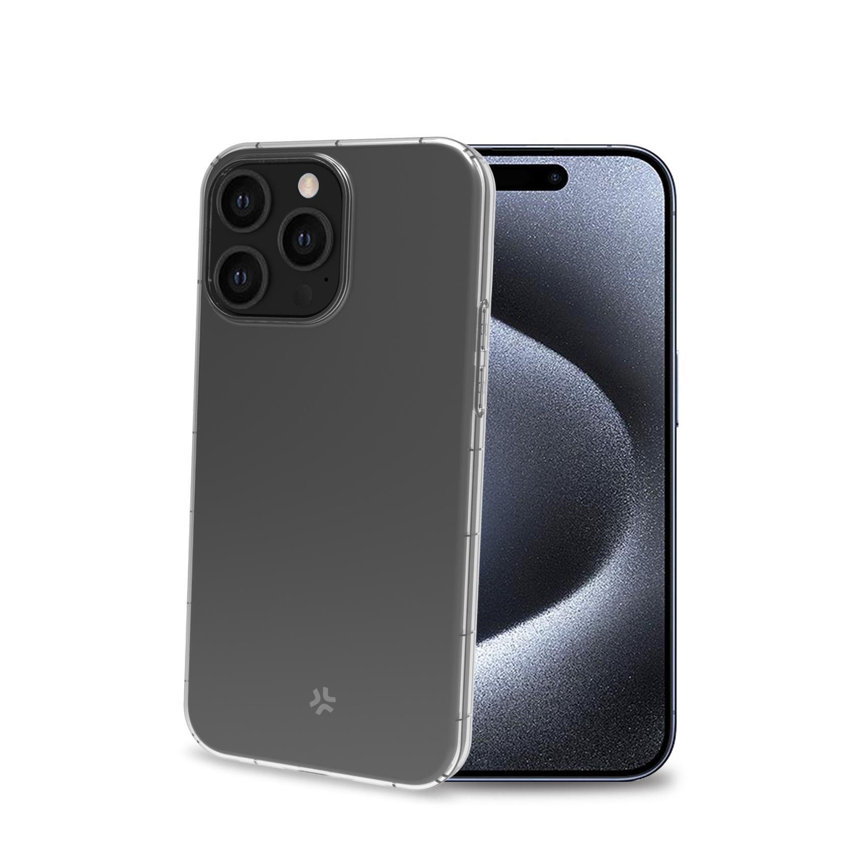 Celly HEXAGEL - Cover per cellulare - policarbonato, TPU (poliuretano termoplastico) - trasparente