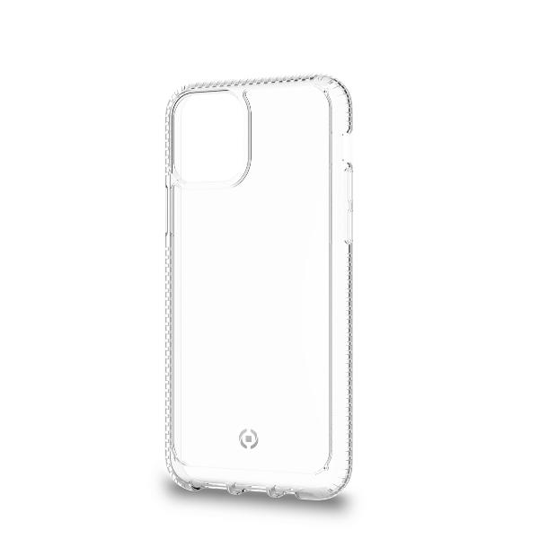 Celly Hexalite - Cover per cellulare - policarbonato, TPU (poliuretano termoplastico) - trasparente - per Apple iPhone 11 Pro