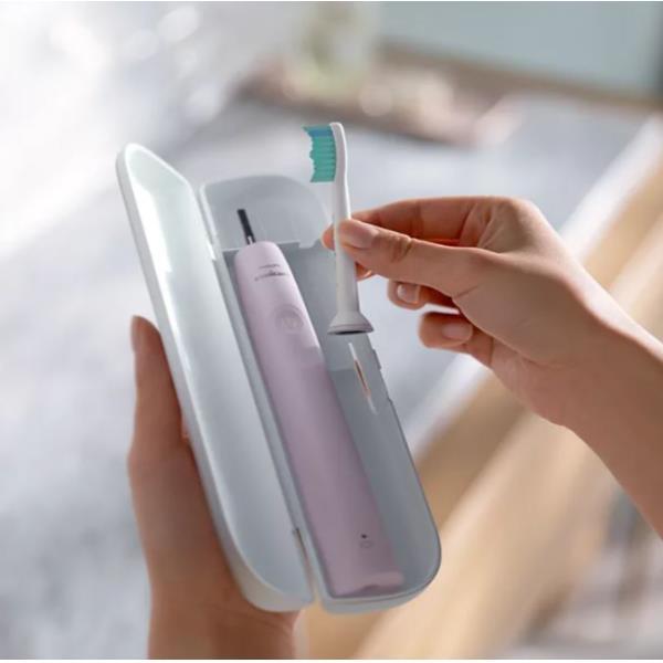PHILIPS HX3651/11 SERIE 2100 SPAZZOLINO ELETTRICO RICARICABILE TECNOLOGIA SONICARE ROSA