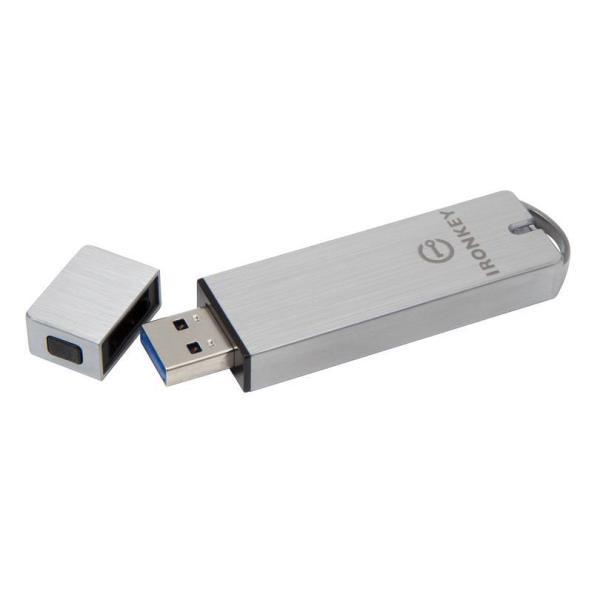 IronKey Basic S1000 - Chiavetta USB - crittografato - 64 GB - USB 3.0 - FIPS 140-2 Level 3 - Compatibile TAA