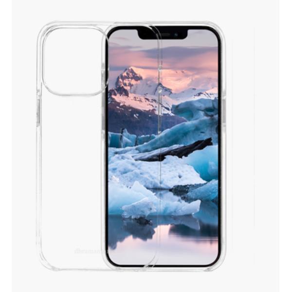 Dbramante 1928 Iceland - Custodia 100% Riciclata per iPhone 13 Pro Max - Trasparente