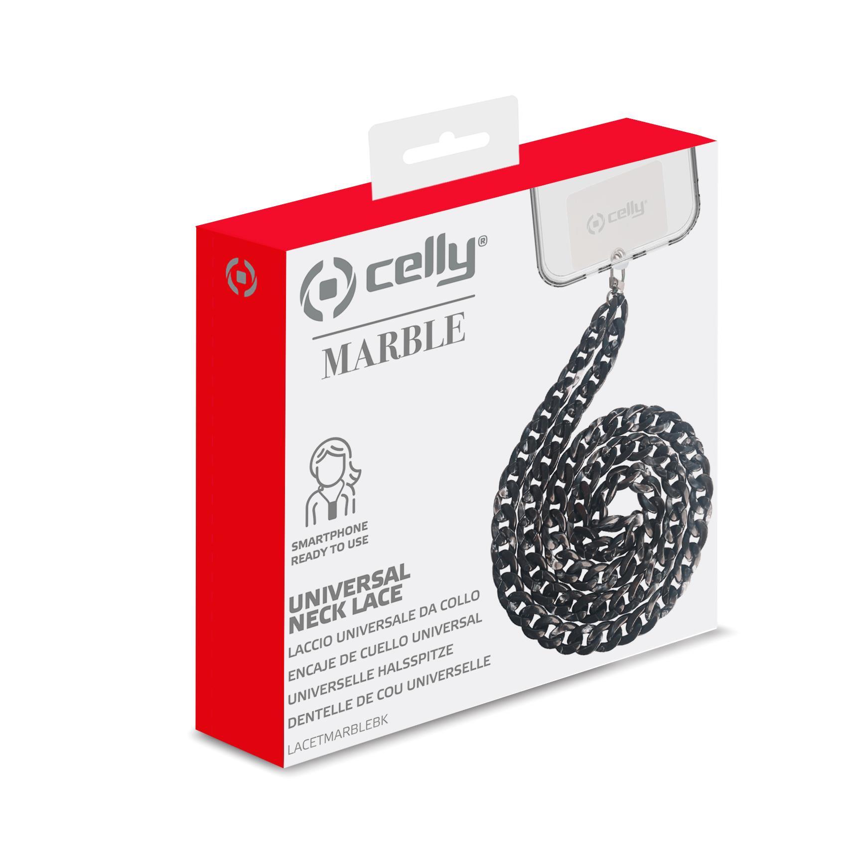 Celly LACETMARBLEBK, Gancio, Nero