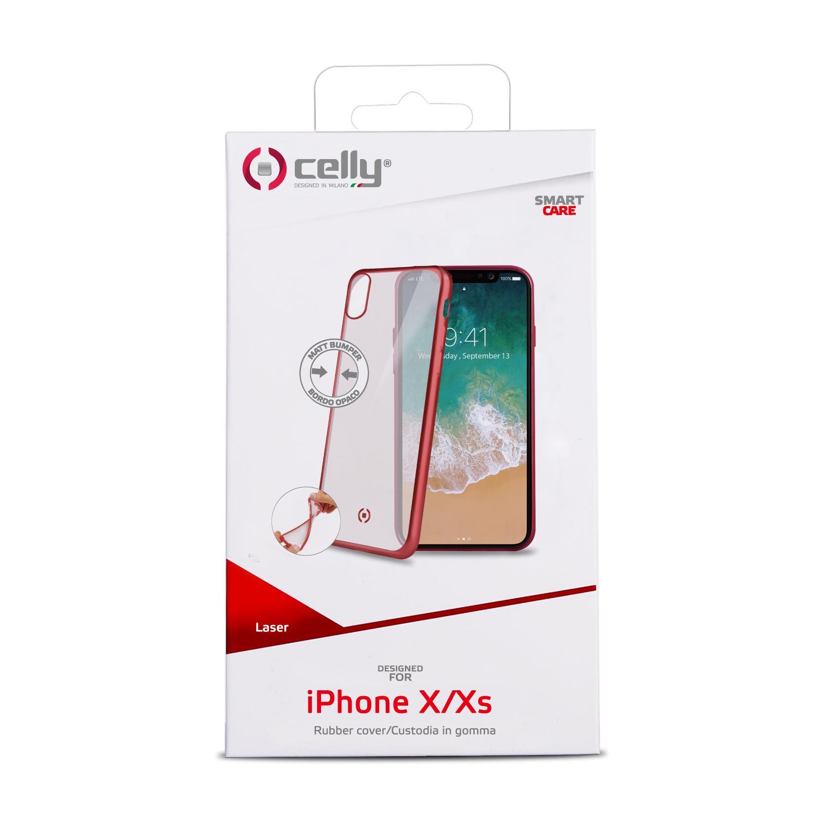 Celly Laser Matt - Cover per cellulare - TPU (poliuretano termoplastico) - trasparente
