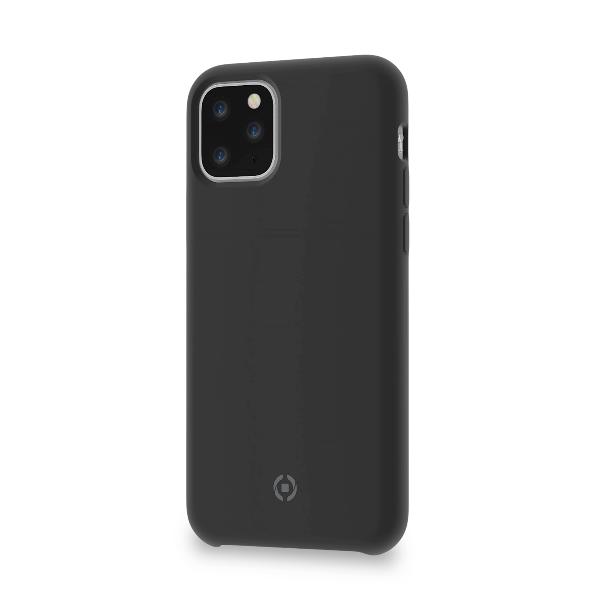 Celly LEAF LEAF1000BK - Cover per cellulare - silicone - nero - per Apple iPhone 11 Pro