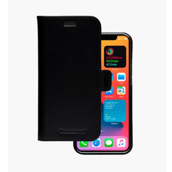 Dbramante 1928 Lynge - Custodia in Pelle per iPhone 1212 Pro- Nero