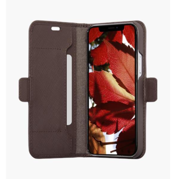 Dbramante 1928 Milano - Custodia in pelle Saffiano per iPhone1212 Pro - Marrone