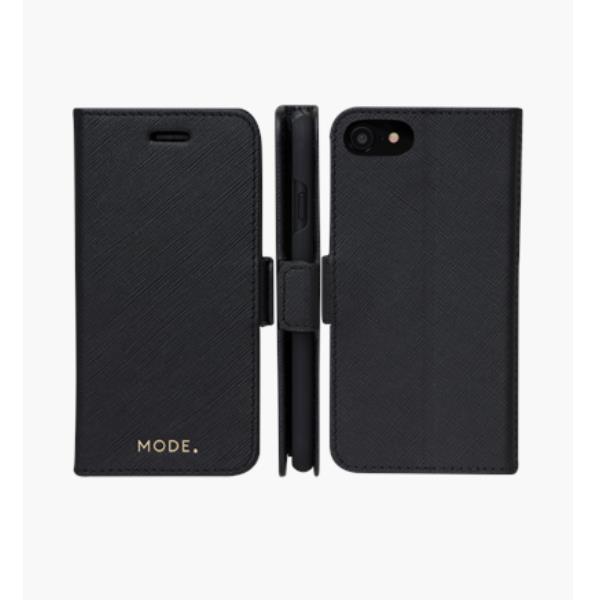 Dbramante 1928 Milano - Custodia in Pelle Saffiano per iPhone SE876 - Nero