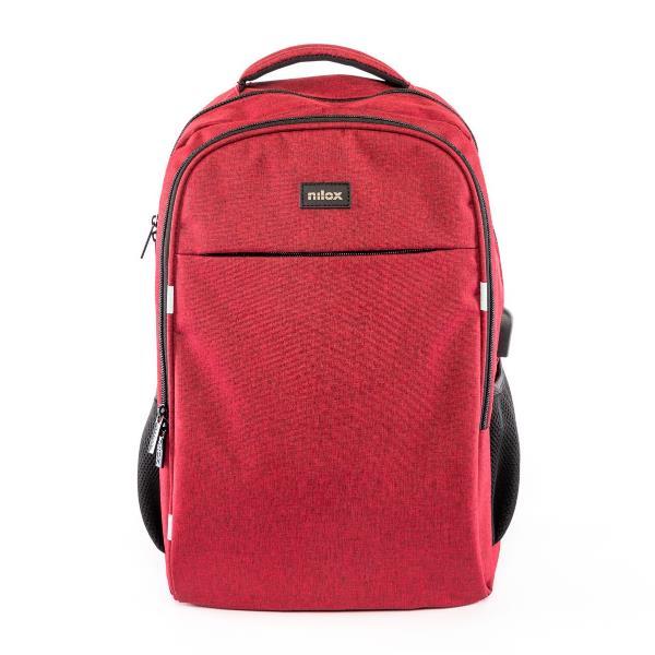 Nilox Style - Zaino porta computer - 15.6" - rosso
