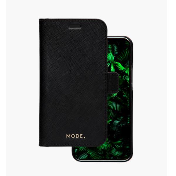 Dbramante 1928 New York - Custodia in pelle Saffiano per iPhone 12 Pro Max - Nero