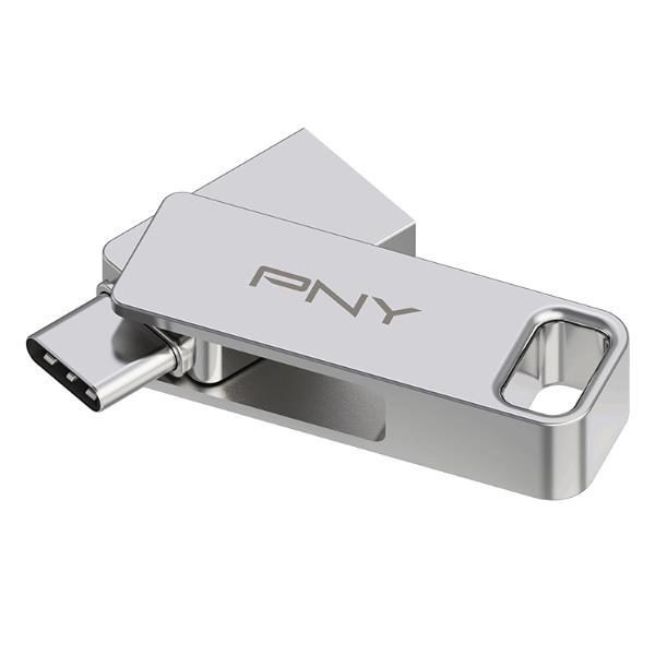 PNY Duo-Link - Chiavetta USB - 64 GB - USB 3.2 Gen 1 / USB-C