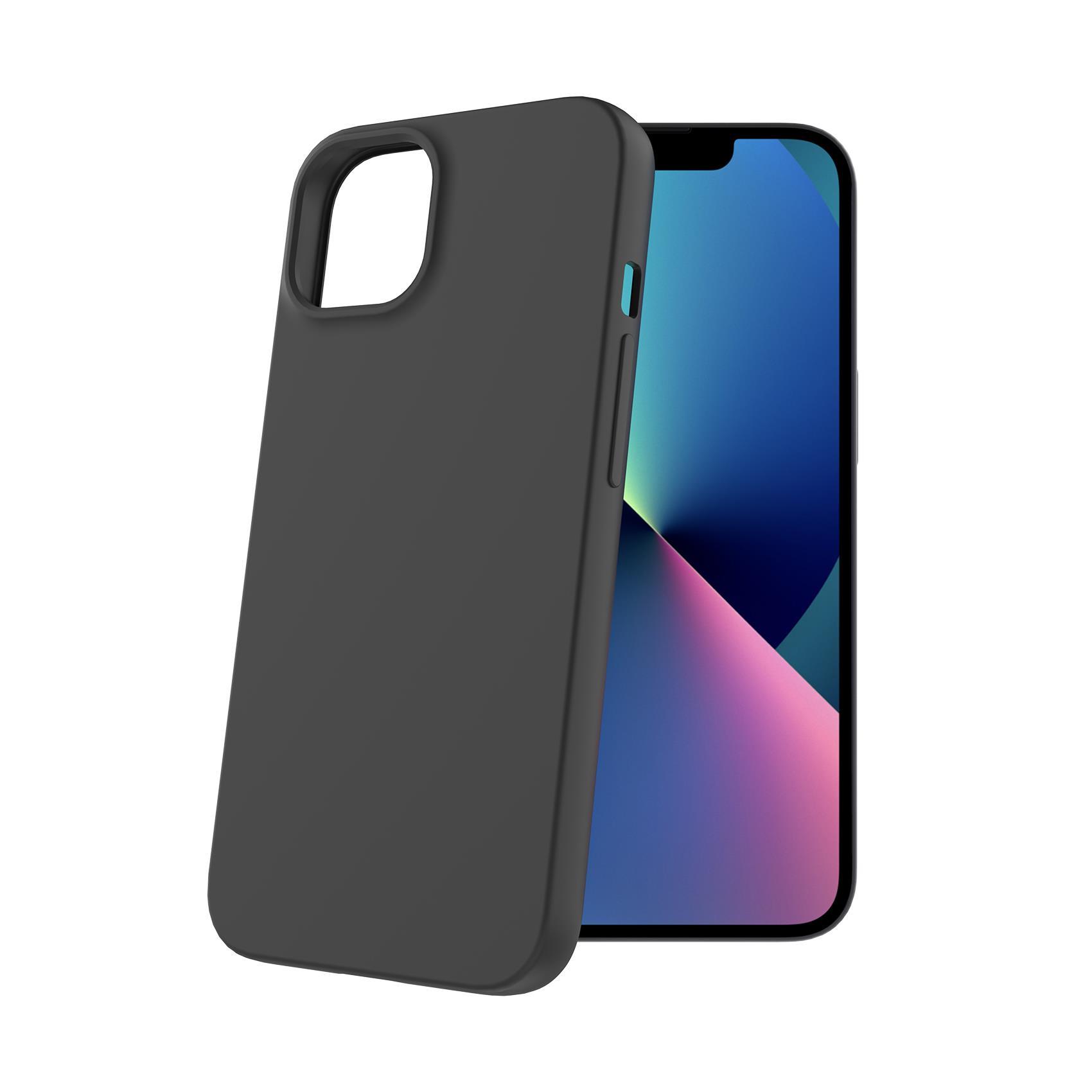 Celly PLANET - Cover per cellulare - poliuretano termoplastico (TPU) riciclato al 100% - nero - per Apple iPhone 13 Pro