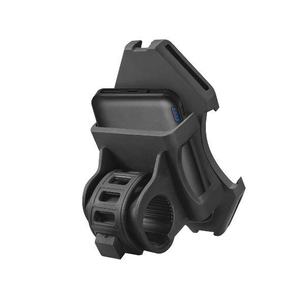 CELLY POWERBIKEBK SUPPORTO PER TELEFONO + POWERBANK 5000 MAH 2xUSB COLORE NERO