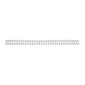 GBC WireBind - Metallo - 16 mm - 23 anelli - A4 (210 x 297 mm) - 250 fogli - argento - 200 pezzi filo di legatura