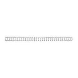 GBC WireBind - Metallo - 25.4 mm - 23 anelli - A4 (210 x 297 mm) - 220 fogli - argento - 200 pezzi filo di legatura