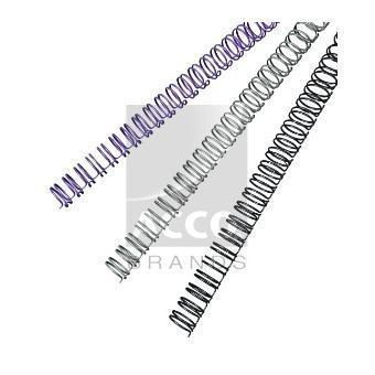 GBC WireBind - 9.5 mm - 34 anelli - A4 (210 x 297 mm) - 85 fogli - nero - 100 pezzi filo per rilegatura - per WireBind W20, W25E; Rexel WB606
