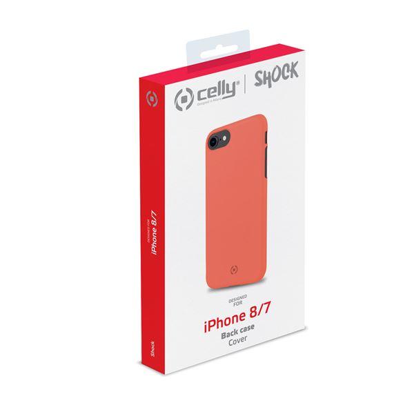 Celly SHOCK - Cover per cellulare - PVC - arancione tramonto - per Apple iPhone 7, 8