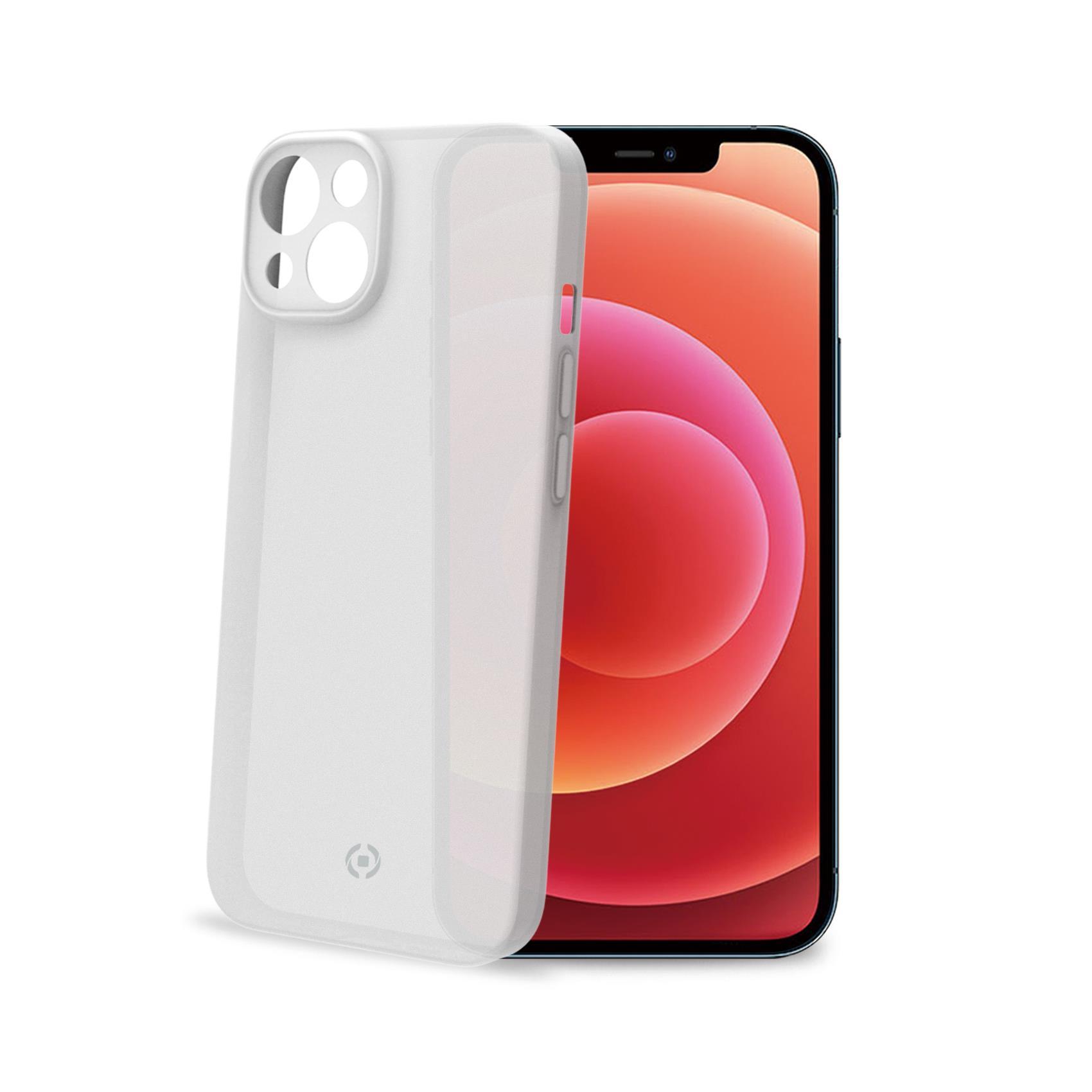 Celly SPACE - Cover per cellulare - TPU (poliuretano termoplastico) - bianco - per Apple iPhone 14