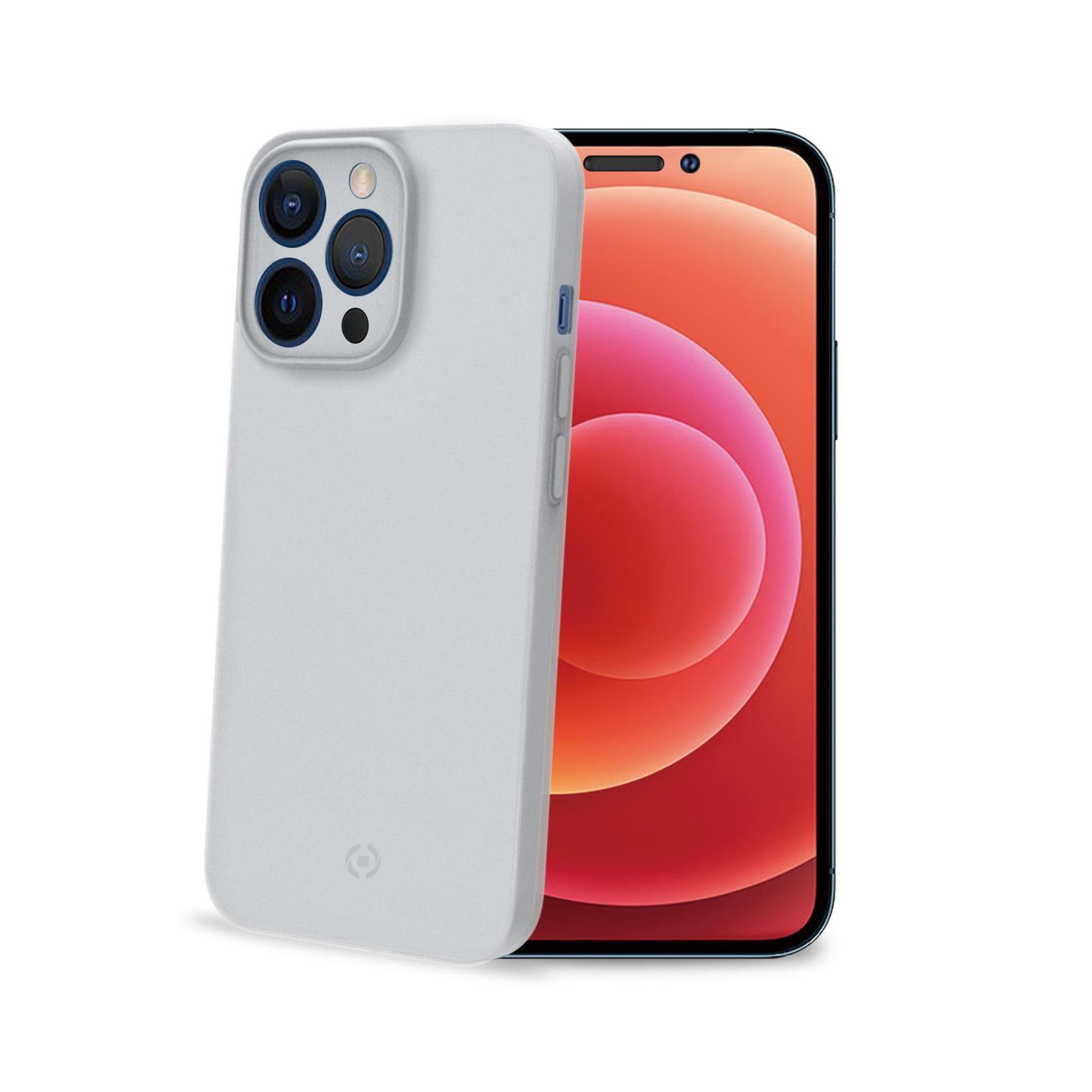 Celly SPACE - Cover per cellulare - TPU (poliuretano termoplastico) - bianco - per Apple iPhone 14 Pro Max
