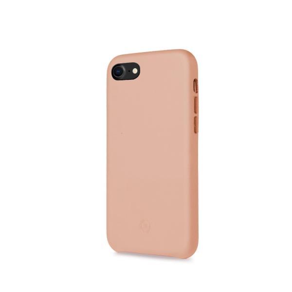 Celly Superior - Cover per cellulare - similpelle - rosa - per Apple iPhone 7, 8, SE (2ª gen)