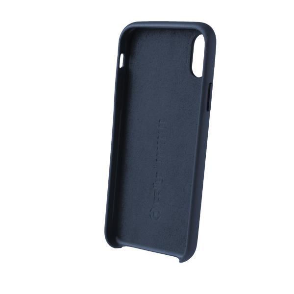 Celly Superior - Cover per cellulare - similpelle - blu - per Apple iPhone XR