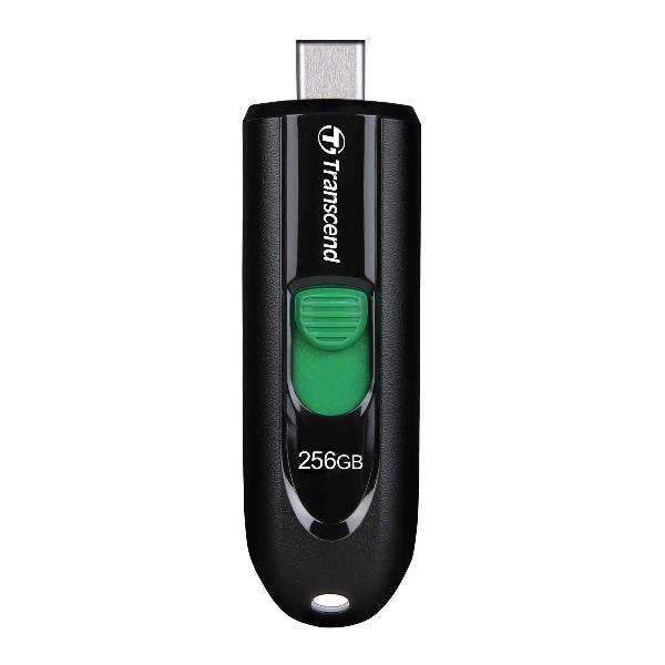 Transcend JetFlash 790C - Chiavetta USB - 256 GB - USB-C 3.2 Gen 1 - nero
