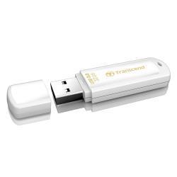 Transcend JetFlash 730 - Chiavetta USB - 32 GB - USB 3.0 - bianco