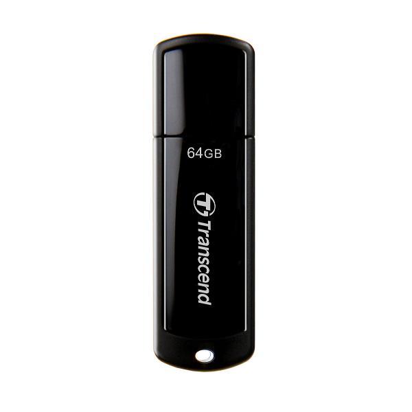 Transcend JetFlash 700 - Chiavetta USB - 64 GB - USB 3.0 - nero