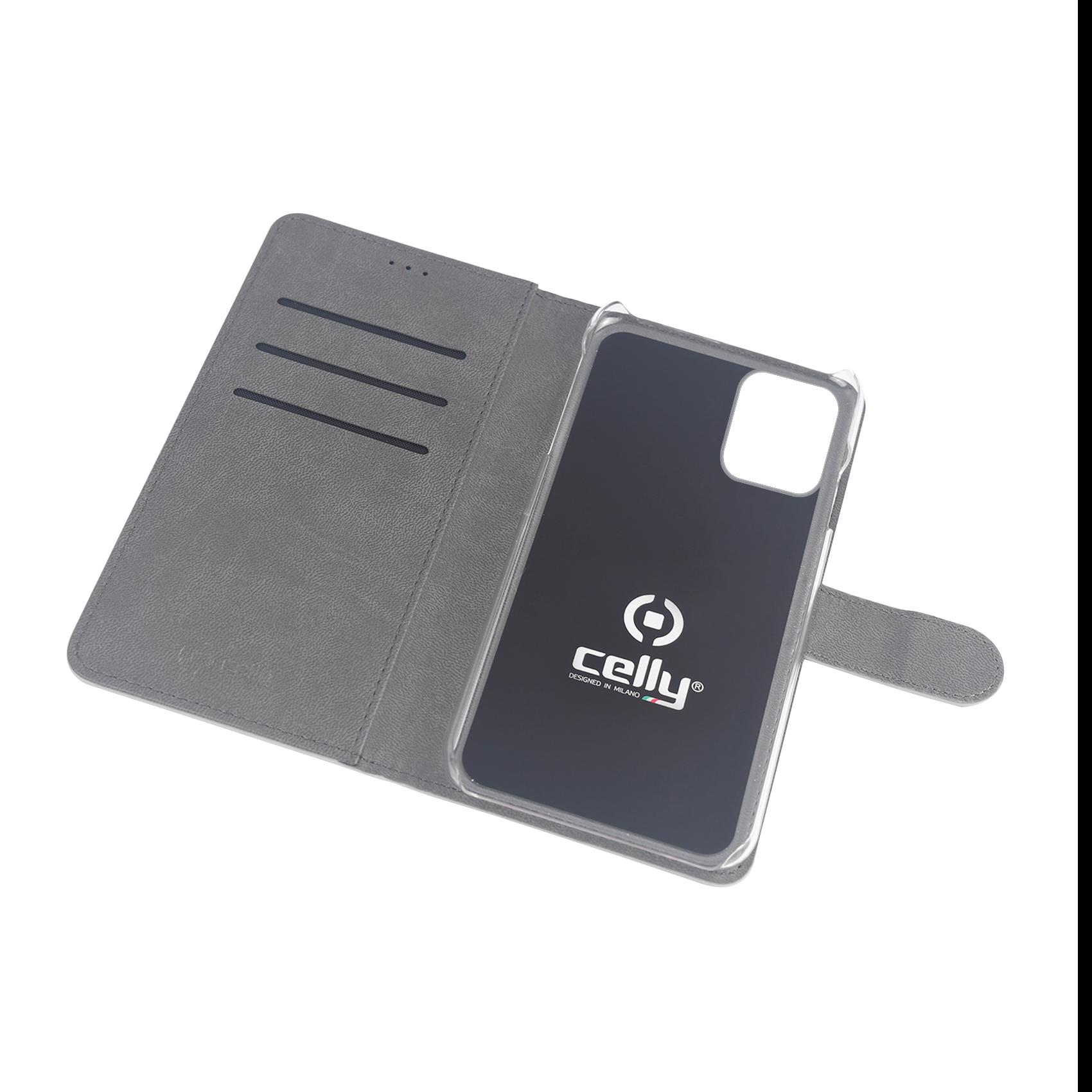 Celly Wally - Flip cover per cellulare - similpelle - bianco - per Apple iPhone 11 Pro Max