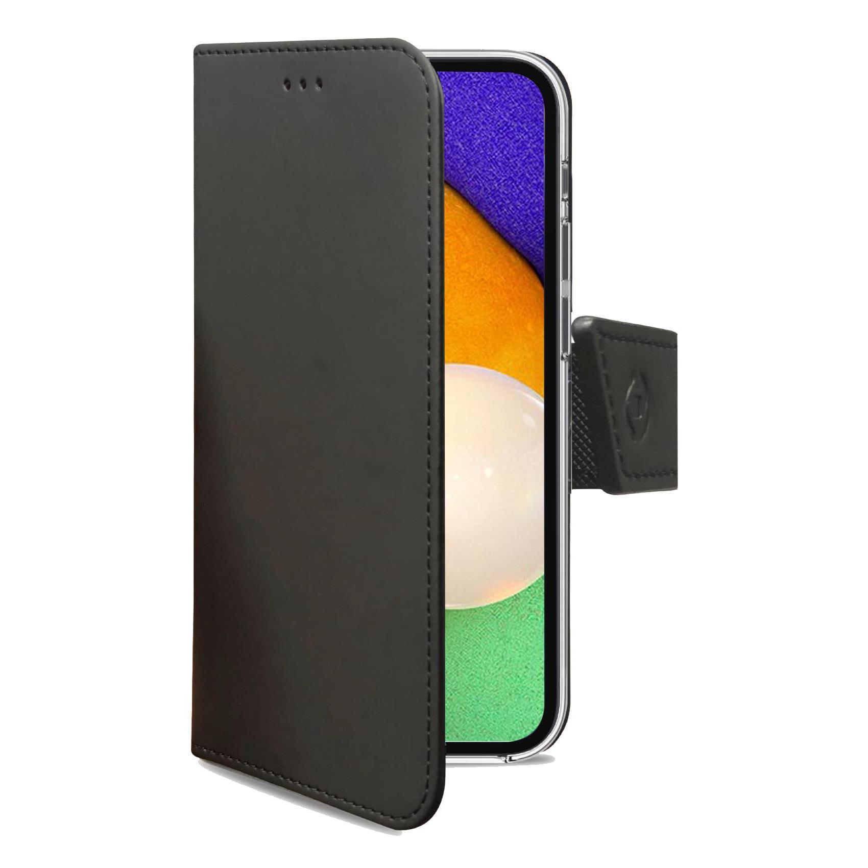 Celly Wally - Flip cover per cellulare - similpelle - nero - per Samsung Galaxy A13 5G
