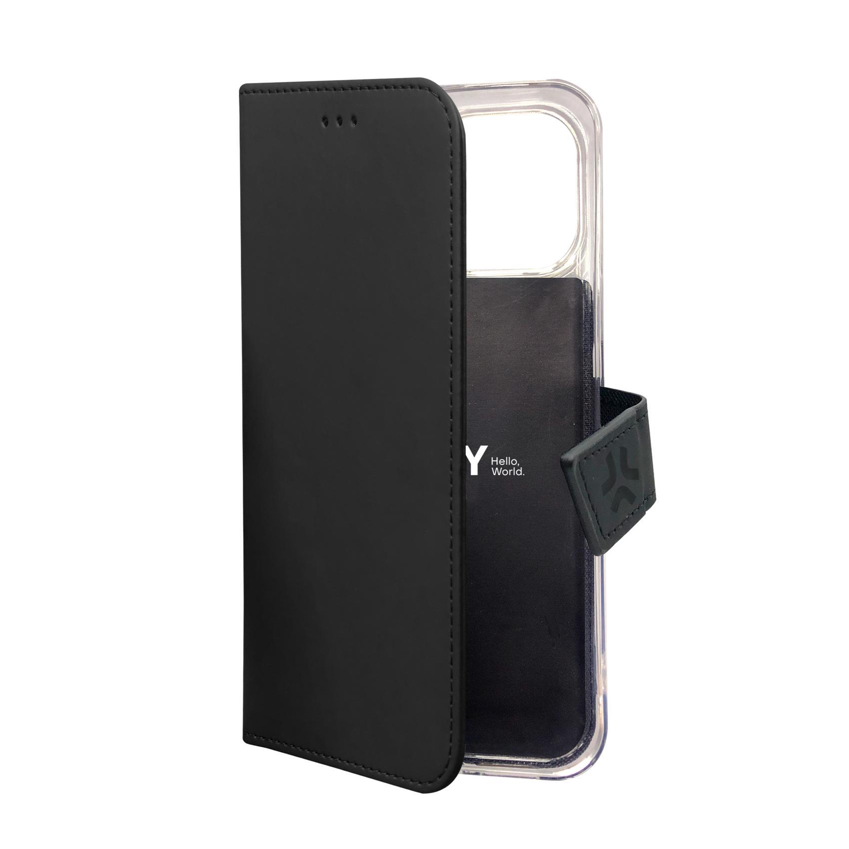 Celly WALLY1054, Custodia a borsellino, Apple, iPhone 15 Pro, 15,5 cm (6.1?), Nero