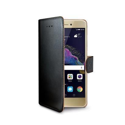 Celly WALLY642 - Flip cover per cellulare - similpelle - nero - per Huawei P8 Lite 2017
