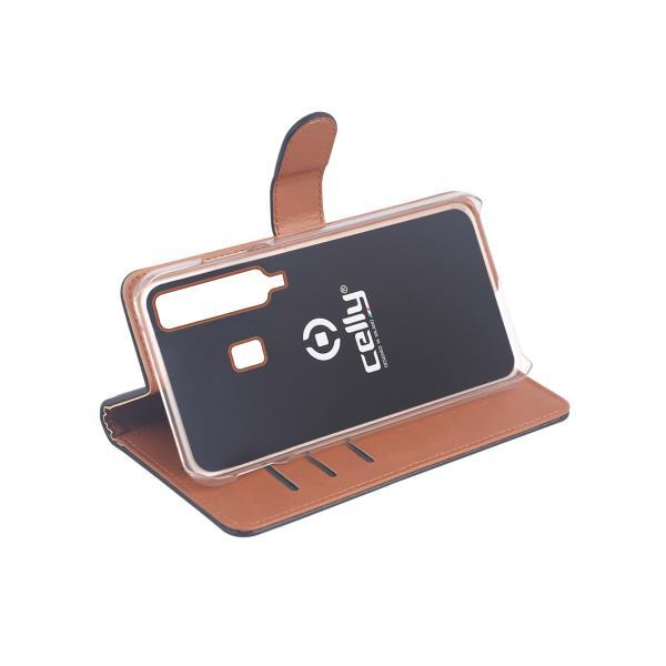 Celly Wally WALLY796 - Flip cover per cellulare - plastica, finta pelle - per Samsung Galaxy A9