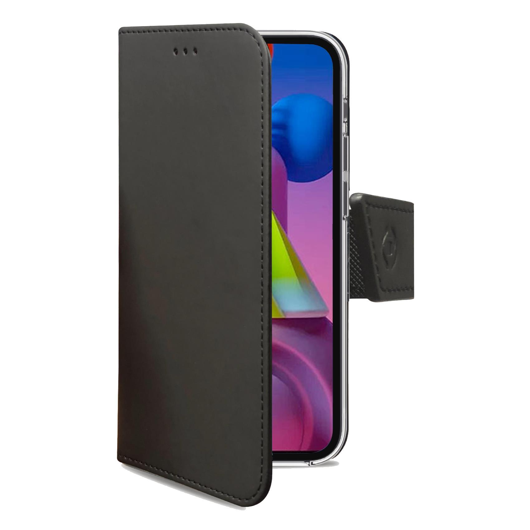 Celly Wally WALLY932 - Flip cover per cellulare - similpelle - nero - per Samsung Galaxy S20 FE, S20 FE 5G