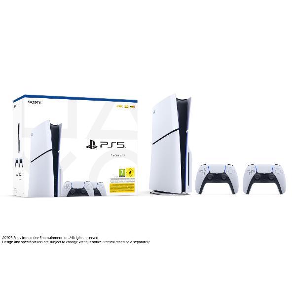 Sony PlayStation 5 Slim, gioca come non hai mai giocato prima. Console Design SlimCon PS5 ai giocatori viene offerta una potente tecnologia di gioco, racchiusa in una console dal design elegante e compatto.