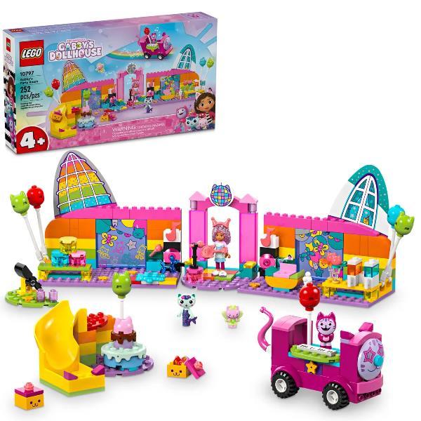 LEGO GABBY DOLLHOUSE LA STANZA DELLA FESTA DI GABBY CON PERSONAGGI E ACCESSORI DA DJ