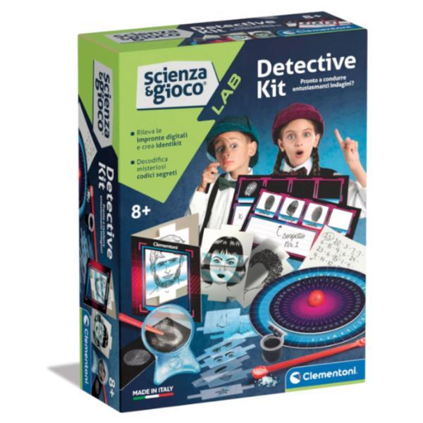 CLEMENTONI SCIENZA E GIOCO GIOCO DA INVESTIGATORE CON KIT RILEVAMENTO IMPRONTE DIGITALI